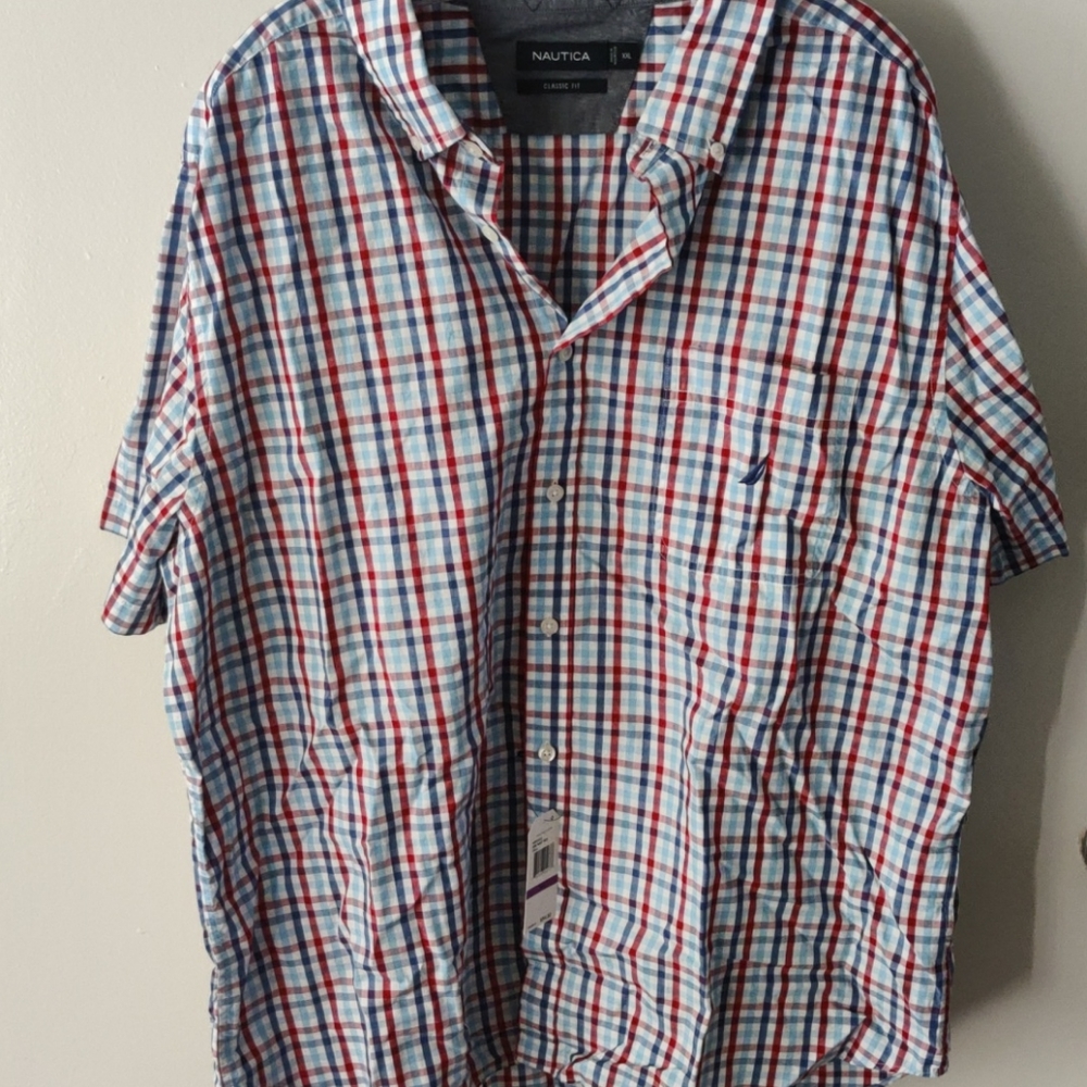 Nautica plaid shirt